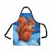Produktbild InterestPrint Schneeschürze für Damen, Herren, Mädchen, Chefkoch mit Taschen, Wintertiere, Unisex, verstellbare Latzschürze, Küche zum Kochen, Backen, Garten, Zuhause