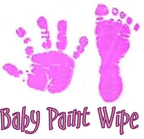 Imp Prints Co New Baby Prints Handprints Footprinst Easy Paint Ink Wipe Kit (Violet)