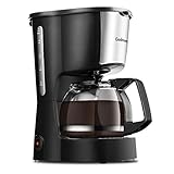 braun kaffeemaschine 6 tassen ☕【Anti-Tropf-Design】Der abmontierbar Filter, der entfernt werden kann, und der Filterhalter sind abnehmbar und waschbar. Wenn Sie die Kaffeemaschine reinigen möchten, öffnen Sie einfach die Lippen und nehmen Sie den Filter heraus.