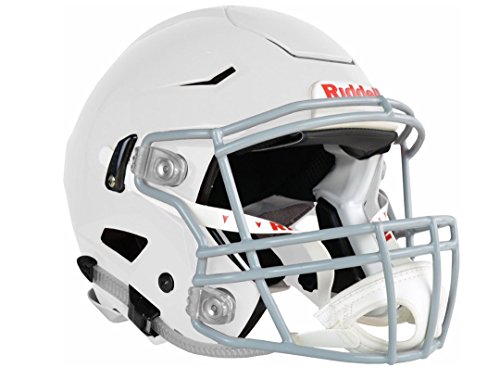 Riddell Adulte 250228 Casque de Football, Blanc, Large