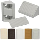 Maße: 42 x 21 x 21 mm Korpus Verbinder grau 20 Stück - Universal Eckverbinder f. Möbel Winkelverbinder