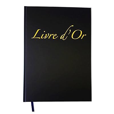 UTTSCHEID Livre d'Or Format 21 x 29,7cm 100 pages Couverture Noire Format Portrait A4