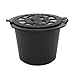 Produktbild TAOtTAO Nachfüllbare Wiederverwendbare Kaffee Kapseln Pods für Nespresso Maschinen Filter (Schwarz)
