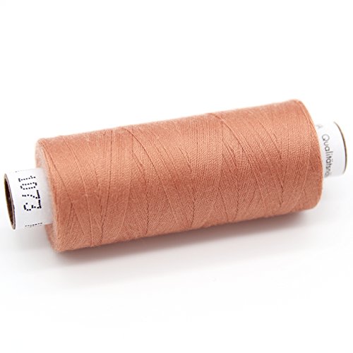 Universal-Nähgarn Troja, 500 m, 100% Polyester, puder / rosa