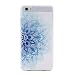 Produktbild Lonchee Huawei P8 Lite Hülle,Bunte Muster Weich TPU Handy Hülle Durchsichtig Transparent Etui Cover Case Protective Shell Soft Schutzhülle Telefon Kasten für Huawei P8 Lite – Halbe blaue blumen