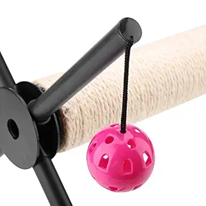 Cat Scratch Post, Sisal Rope Stable Cat Climbing Post, Cat Tree for Cats Kitten Cat Game Toy