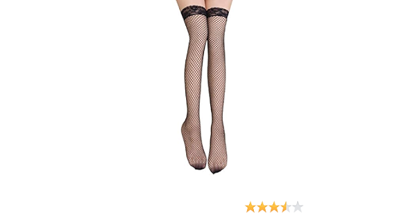 Knee High Fishnet Mesh Socks Stockings 