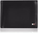  Tommy Hilfiger Herren ETON CC AND COIN POCKET Geldbörsen, Schwarz (BLACK 990), 13x10x2 cm