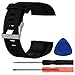 Produktbild Replacement Bands for Fitbit Surge, Large, Silicone Wristbands/straps for Fitbit Surge Fitness Superwatch : Black