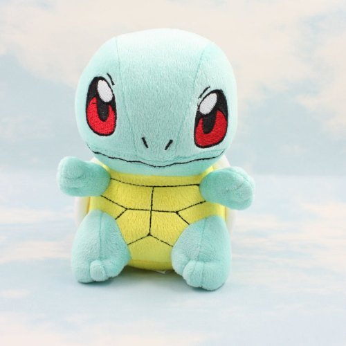 Pokemon Best Wishes Plush Doll Vivid Squirtle Cute Toy Gift for Kids 16cm (6) by Ban