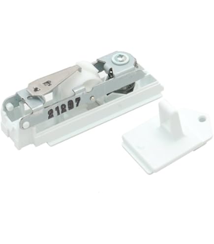 D'origine Indesit IDVA735UK, IS60VNL, IDV75UK Sèche Linge Verrou Porte Attraper (Blanc