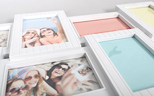 Ideal Gallery Bilderrahmen in Weiß für 12 Fotos 10×15 Foto Collage Galerie - 2