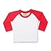 Larkwood New Long Sleeved Contrast Sleeves Single Jersey Baseball T-shirt 6 Mos
