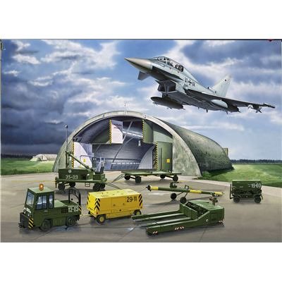 Preisvergleich Produktbild Revell 04376 - Eurofighter, Shelter & Equipment - Maßstab 1:72