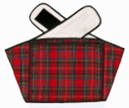 Hotties Soothing Backwrap Microwaveable Heat Wrap For The Relief Of Lower Back Pain - Red Tartan