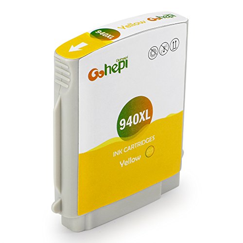 Gohepi 940XL Kompatibel für Druckerpatronen HP 940XL 940, 2 Schwarz/Blau/Rot/Gelb 5er-Pack Arbeiten mit HP Officejet Pro 8500 8500A Plus 8000 Patronen - 5