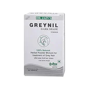 Dr. Jains By Purenaturals Greynil Hair Dye, 500g - Dark Black