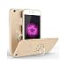 Produktbild Ring iphone hülleXFAY Schutzhülle iPhone 6plus Hülle,iPhone 6Splus Hülle, PC Harte Schale Halterung Handytasche Bumper Etui Schale Cover , ultra Dünn iPhone 6plus/6splus Handyhülle 360 Grad Drehbar Rutschfest Ring Ständer mit Magneteisenstück Kratzfeste Stoßdämpfende Staubdicht Rundum-schutz Schutzhülle -golden