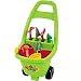 Produktbild Handwagen mit Gartenwerkzeug wie Gieskanne und Harke, 26 x 33 x 50 cm: Klein Kinder Gartengeräte Trolley Sand Spielzeug für Draußen Gartenspielzeug