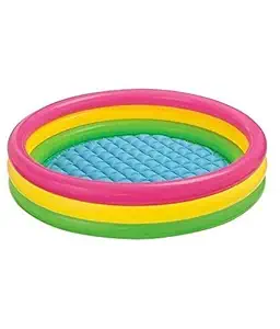 Wowee Swimming Pool Bath Tubs for Kids | Outdoor&Indoor Bath Tub for Kids Pool/Bathing Tub-Portable & Foldable Pool (3ft Rainbow Tube)