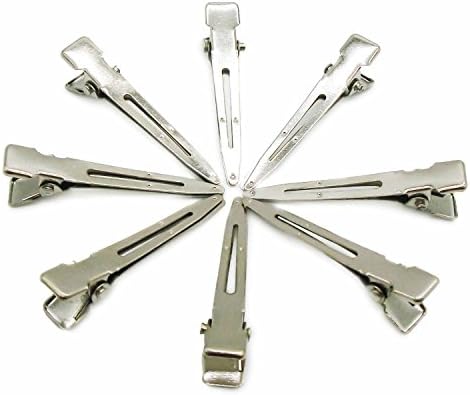 MaltonYO17 60 Pcs Single Prong Sectioning Clip Diy Alligator Pinch Clips