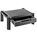 Produktbild HUANUO Monitorständer, Höhenverstellbarer Ständer für Computer, Laptop, Drucker, Beamer, Bildschirm bis zu Einem Gewicht von 30 kg (mit ausziehbarer Schublade)