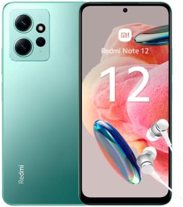 Redmi Note 12-120Hz AMOLED display, Processore Snapdragon, 33W 5000mAh, 4+128GB, Mint Green