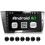 bmw 3er e90 radio ausbauen 2 DIN Standard Einbaugröße + Anschlüsse für Subwoofer, Front- und Rückfahrkamera & Lenkradfernbedienung + inklusive GPS-Antenne + Beleuchtungsfarben: rot, blau, türkis, gelb, grün, rot, lila, weiß uvm.