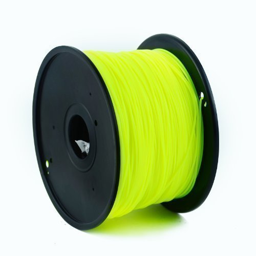 Technologyoutlet Hochwertiges PLA-Filament für 3D-Drucker, geeignet für MakerBot, RepRap, MakerGear, Ultimaker, Up etc., 1,75 mm, 1 kg, Neongelb