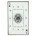 Produktbild Große Monte Carlo Sqaure Glas Wanduhr – Ace Of Spades playng Karte