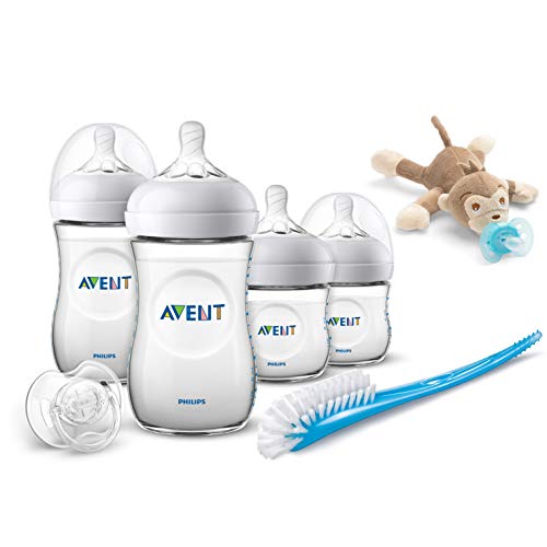 Philips Avent - Kit nouveau-né Natural & Peluche-sucette ultra soft