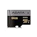 Produktbild ADATA ausdx64gui3cl10 R 64 GB mlc-Class 10 Speicherkarte Flash microsd-Carte Speicher microSDXC (25 – 85 °C schwarz/grau MLC MicroSD) Class 10