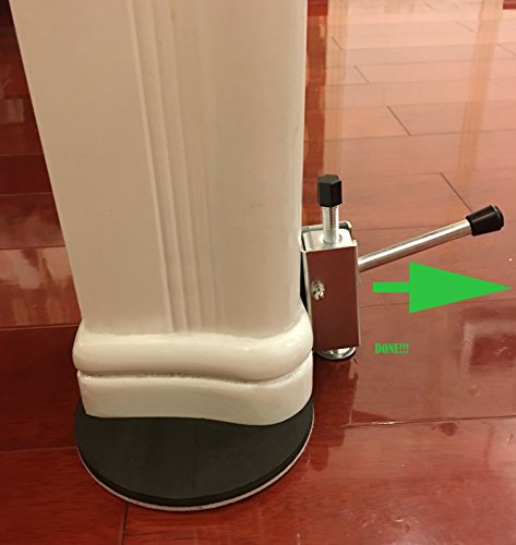 DIY Möbel Lifter, Mini Buche Jack, Möbel und Geräte Übergang Lifting Werkzeug, Hebel Werkzeug für schwere Heben, Möbel Hebel für Putting Möbelgleiter, Möbel Lifting Movers zur Verwendung auf jede Art von Boden, Möbel Moving Werkzeug für schwere Möbel und Appliance Heben, 25 linkw - 6