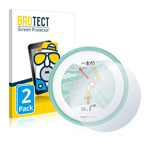 BROTECT Protector Pantalla Anti-Reflejos Compatible con Tomtom VIO - Mate (2 Unidades)