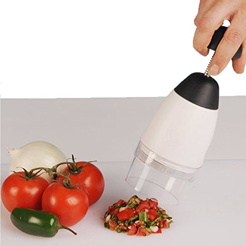 RotSale® 1x Mini-Hacker Multi-Zerkleinerer Gemüseschneider Manuell Schneidemaschine Zerquetscht Obst und Gemüse - 6