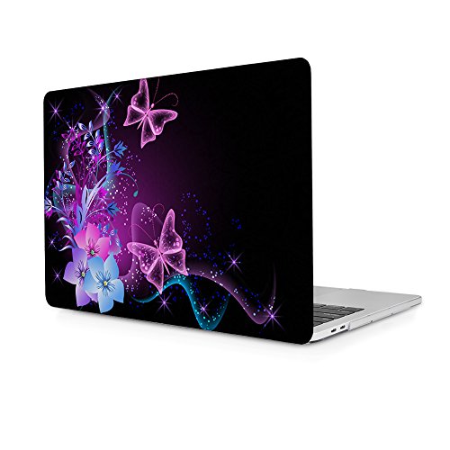 Batianda MacBook Pro 13 Gehäuse 2016,Schmetterlings-Reihe Design Hard Case Tasche für MacBook Pro 13 Zoll mit / ohne Touch Bar (Modelle: A1706 & A1708) - M539