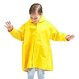 ☂PORTABILITY AND LIGHT WEIGHT: Es portabilidad y peso ligero. Cada ropa impermeable tiene una bolsa de color a juego para el almacenamiento, ideal para que los niños empacen en su mochila en caso de que llueva el día.