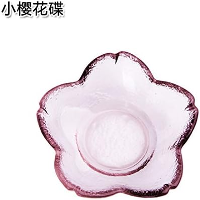 KXZDAS Creative cherry blossom Season Dish kitchen glass dish with sauce dishes snack table sauce vinegar sauce dish Little cherry blossom dish