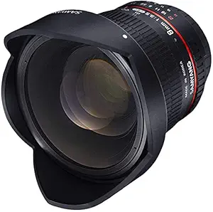 Samyang Brand Photography MF Lens 8MM F3.5 HD Canon, Black (7616)