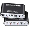 Etzin 5.1 Audio Rush Digital Sound Decoder Converter Optical SPDIF Coaxial R/L Audio to 5.1CH Analog Audio 6RCA Output