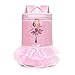 Produktbild Mini Backpack Kinderrucksack/Kindergartentasche Balletttasche, Modische Stickerei Ballett Muster Helles Rosa Rucksack, Für Tanz Fitness Sport Freizeit Gymnastik Und Geschenk, Schwarz/Rosa