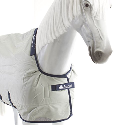 BUCAS Outdoor Pferdedecke POWER TURNOUT CLASSIC, silberfarbend, 155 - 3