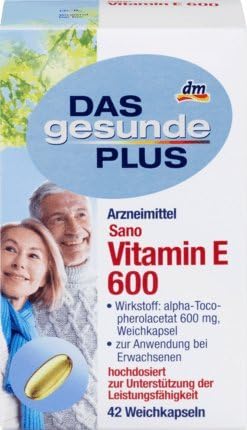 The Healthy Plus Sano Vitamin E 600 Softgels, 42 St Drug