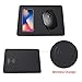 Produktbild YWSZY-Mouse Pad 2 In 1 Kabellose Lademausunterlage Pu-Leder Multifunktions-Qi-Handy Computer Office Home Kabelloses Ladegerät Mauspad @ A