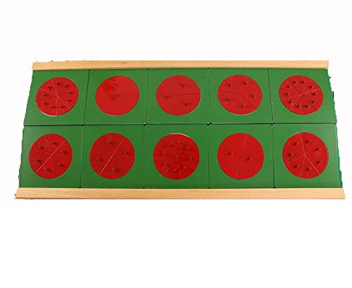 Preisvergleich Produktbild QIQI Internationale Version des Mathematikunterrichts Hilft, Kreisförmige Eisentabletten Frühkindliche Bildung Zu Zerlegen Kinder-Bildungs Spielzeug Internationale Vers