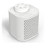 White Noise Machine, Portable Sleep Sound Machine With 6 Natural Sounds For Baby Soothing, Adult Therapy, Tinnitus Relief And Relaxation With Timer - Battery Or Mains Powered