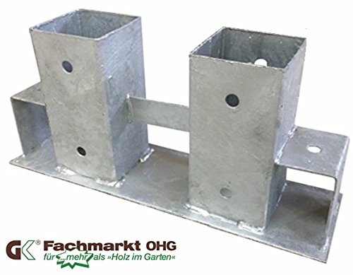 Kaminholz-Stapelhilfe feuerverzinkt, f. Kantholz 70x70 und 45/70 mm