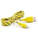 Produktbild Saxonia - 1m Micro-USB auf USB Kabel Ladekabel Universal für Tablet Smartphone und E-Book Reader (ebooks) Gelb