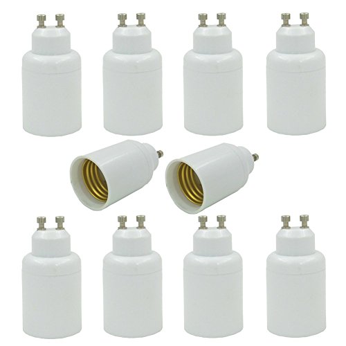 Preisvergleich Produktbild SIENOC Lampensockel Ausführungen Adapter für LampenFassung (10Pack, GU10 auf E27)