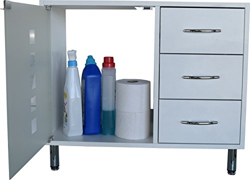Waschbeckenunterschrank weiß | Waschbeckenunterschrank24.com